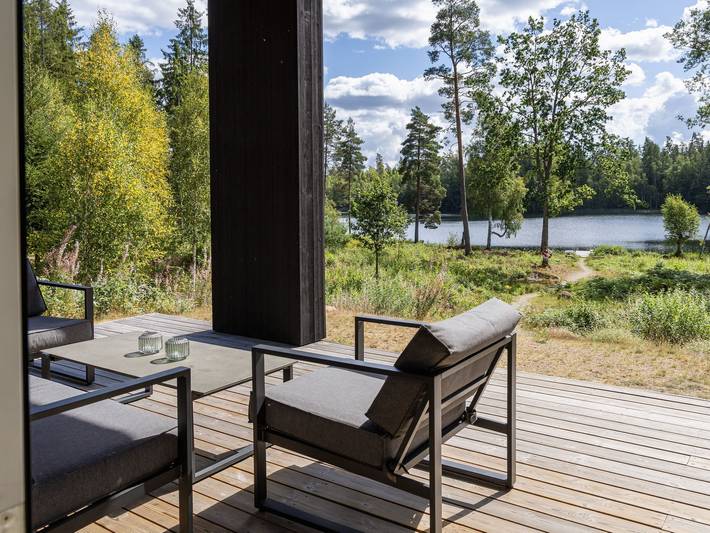Ferienhaus für 6 Personen, mit Terrasse und Garten sowie Sauna und Seeblick in Blekinge - 2