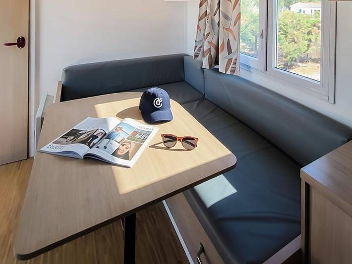 Orris camp - Mobilheim 4 personen - 4 Schlafplätze mit großer Terrasse (mit Klimaanlage) in Caves, Mittelmeerküste (Frankreich)