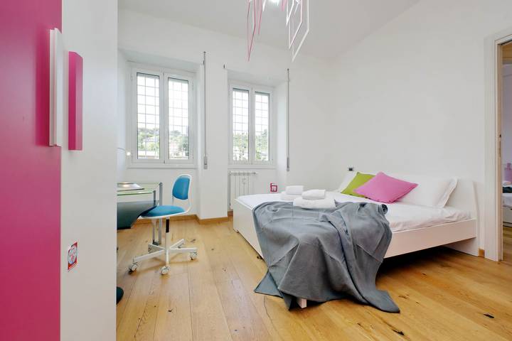 Gîte pour 6 personnes, avec balcon à Rome - 4