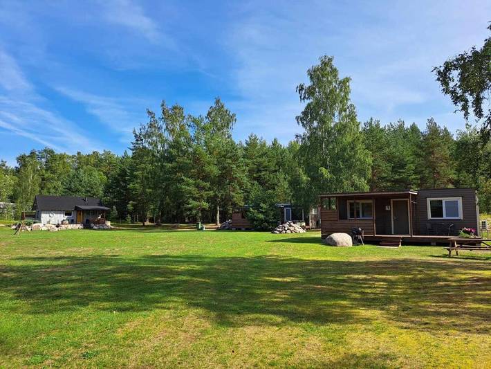 Lodge for 2 people, with Terrace and Garden as well as Sauna and View in Estonia