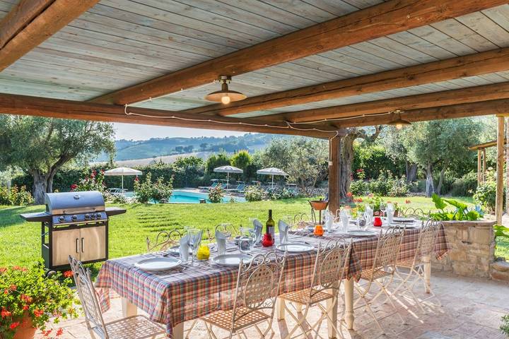 Ferienhaus für 14 Personen, mit Terrasse und Pool sowie Garten, mit Haustier in Fermo - 3