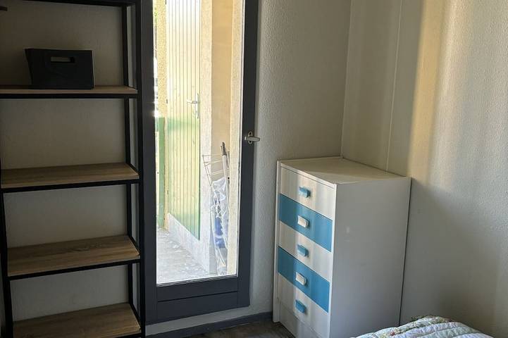 Ganze Wohnung, 200m vom Strand Wohnung mit 2 Schlafzimmern, großem Balkon, Privatparkplatz, ideal für Paare mit Kindern in Le Barcarès, Côte d'Améthyste