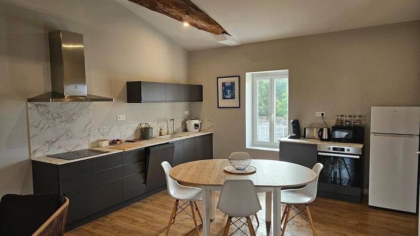 Appartement de vacances pour 4 personnes, avec jardin