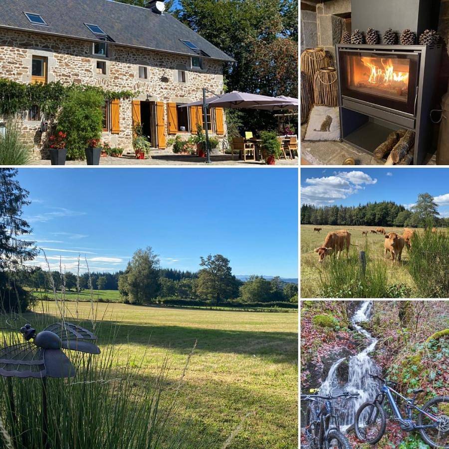 Double Room with Garden View in Thalamy, Région d'Ussel