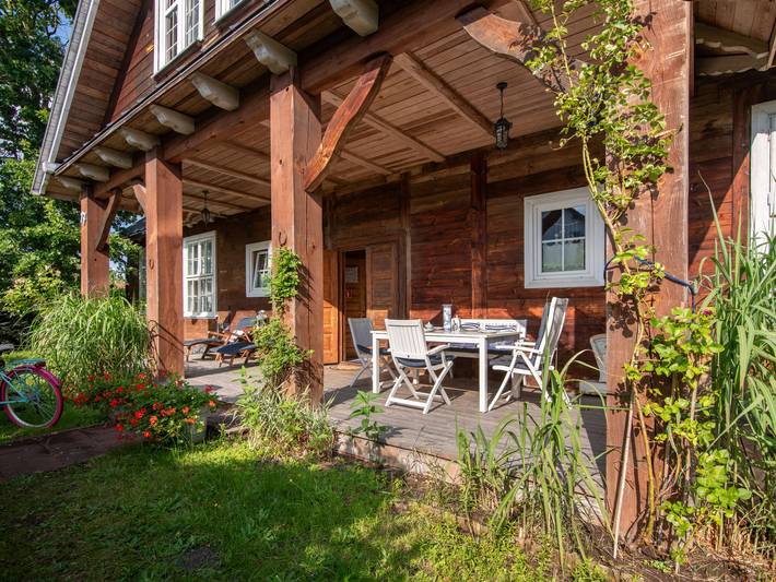Dom dla 12 osób, z Balkon i Taras oraz Ogród w Zalew Wiślany