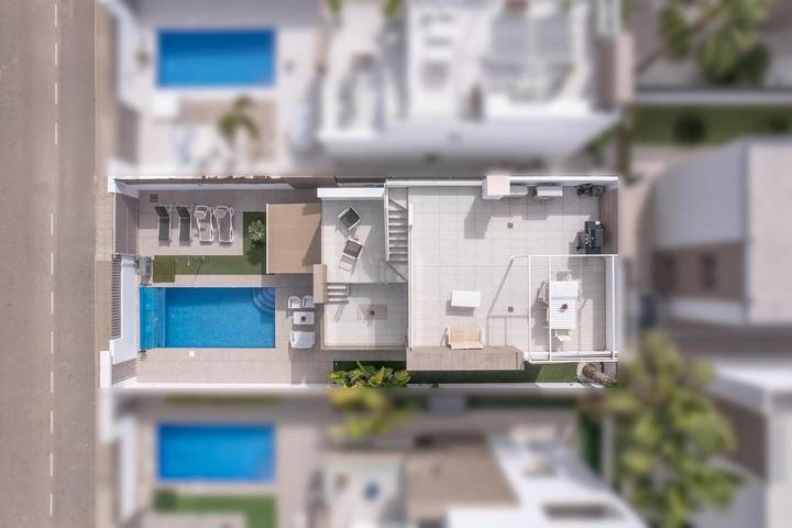 Casa rural para 6 personas, con terraza y piscina además de vistas al lago y vistas, Se admiten mascotas en Guardamar del Segura - 2