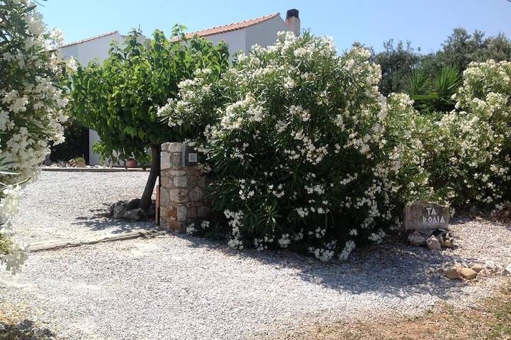 Villa tradicional independiente de 2 dormitorios con impresionantes vistas y una piscina.<br>Desde £ 60 in Vamos, Region de Chania