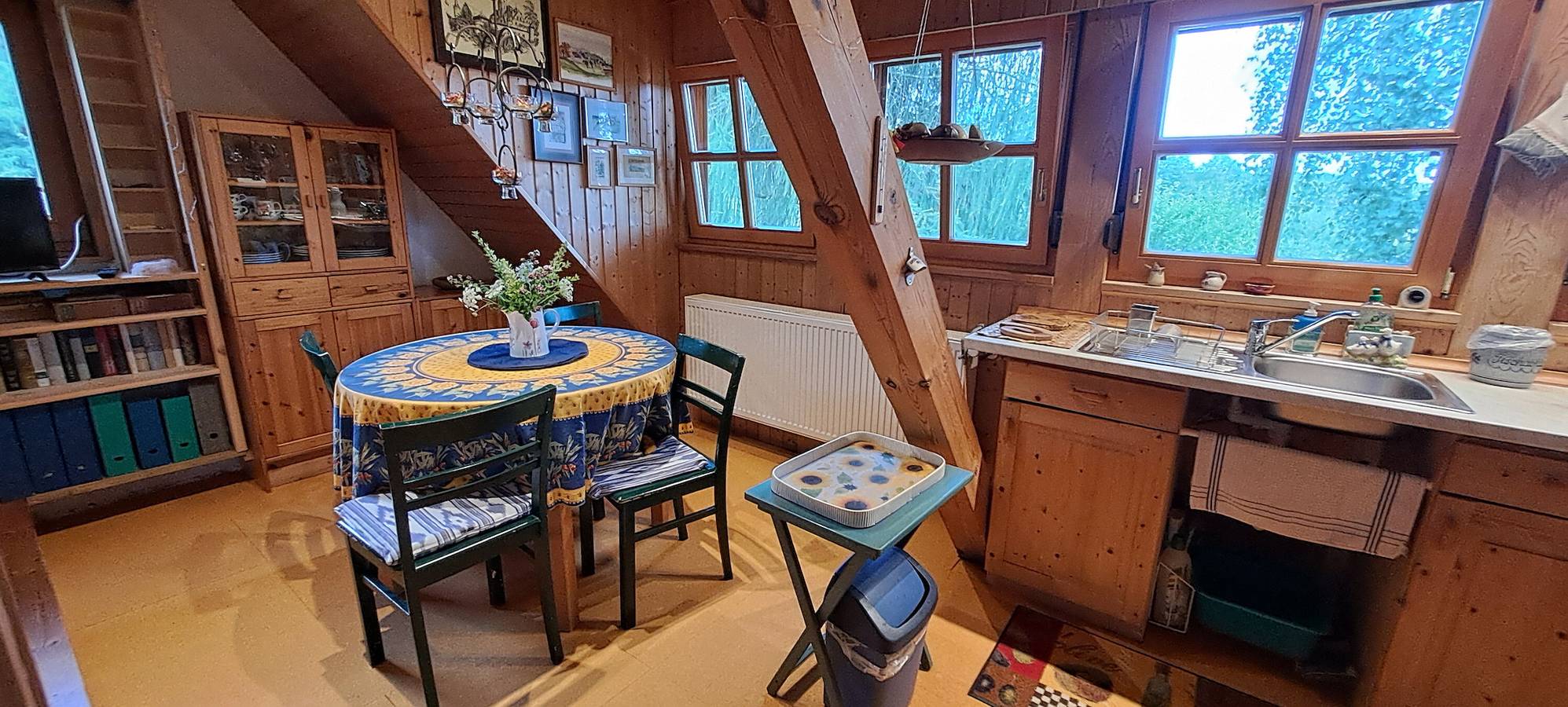 Ganzes Studio, Studio 'Vogelnest' mit gemeinsamer Terrasse und gemeinsamem Garten in Betzenstein, Frankenalb