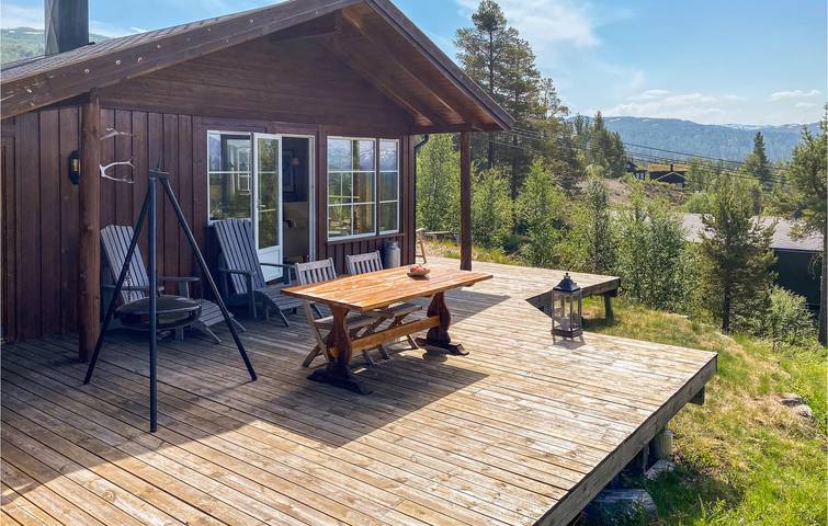 Ferienhaus für 8 Personen mit Terrasse in Hartevatnet, Bykle