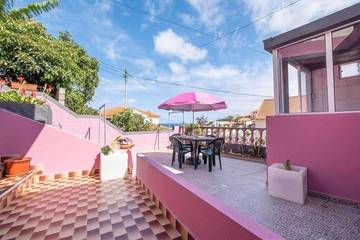 Gîte pour 3 personnes, avec balcon ainsi que jardin et vue à Caniçal