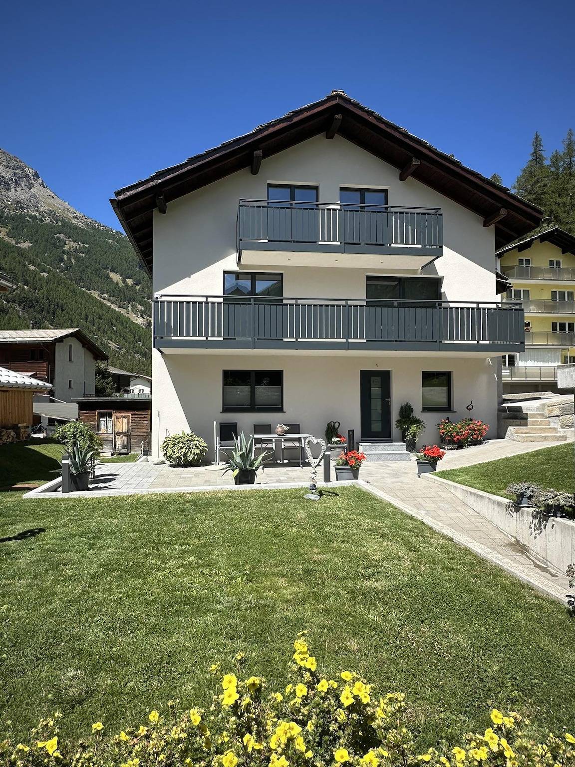 Ganze Ferienwohnung, 5-Bettwohnung in Saas-Balen, Walliser Alpen