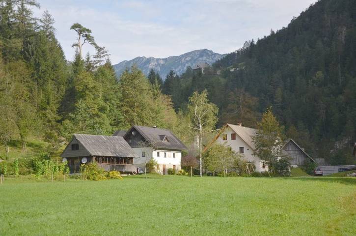 Location de vacances pour 3 personnes, avec vue et jardin, animaux acceptés à Solčava