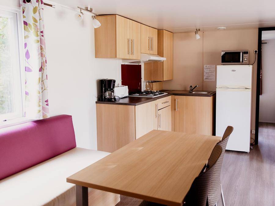 Camping Le Paradis - Mobilheim 4 personen - Pauillac 2 Schlafzimmer 2sdb 2wc in Saint-Laurent-Médoc, Regionaler Naturpark Médoc