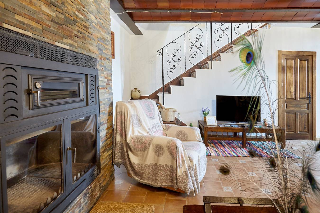 Casa rural 'La Loma Alta 1' con vistas a la montaña, Wi-Fi y aire acondicionado in Cambil, Sierras Subbéticas