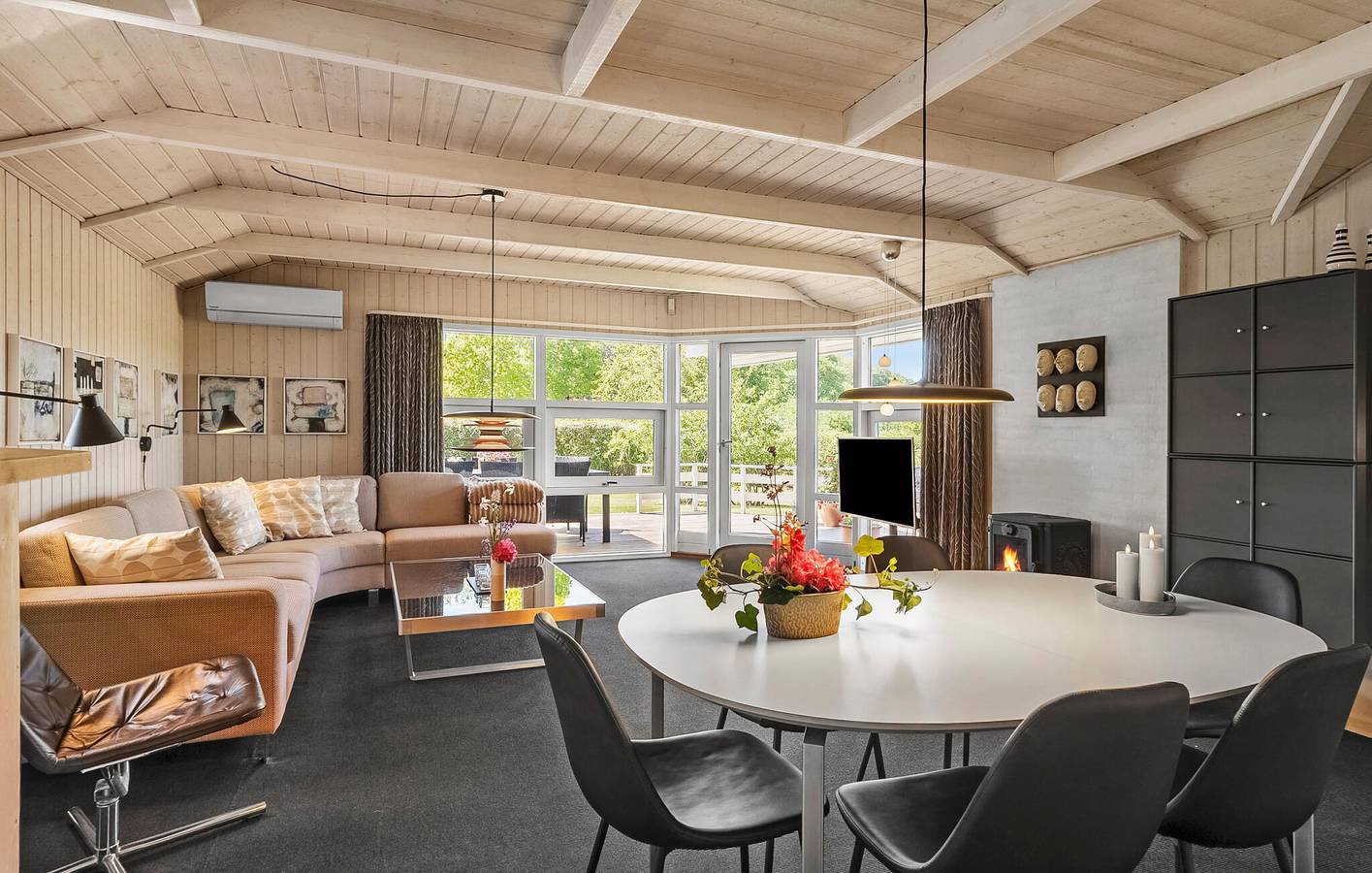 Ferienhaus für 6 Personen mit Terrasse in Mørkholt, Børkop