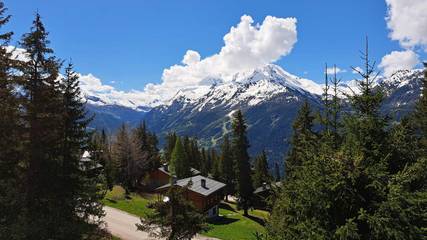 Chalet pour 10 personnes, avec balcon et vue dans La Rosière