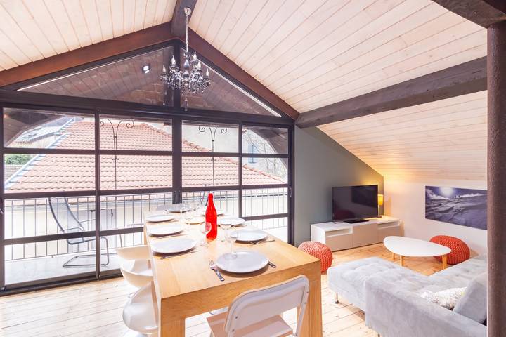 Gîte pour 8 personnes, avec balcon dans Chioula - 2