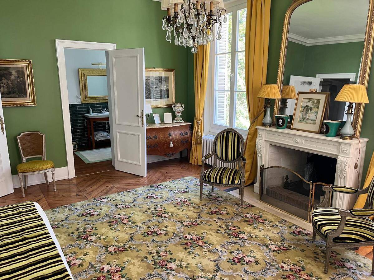 Double Room with Garden View in Saint-Aubin-de-Scellon, Région de Bernay