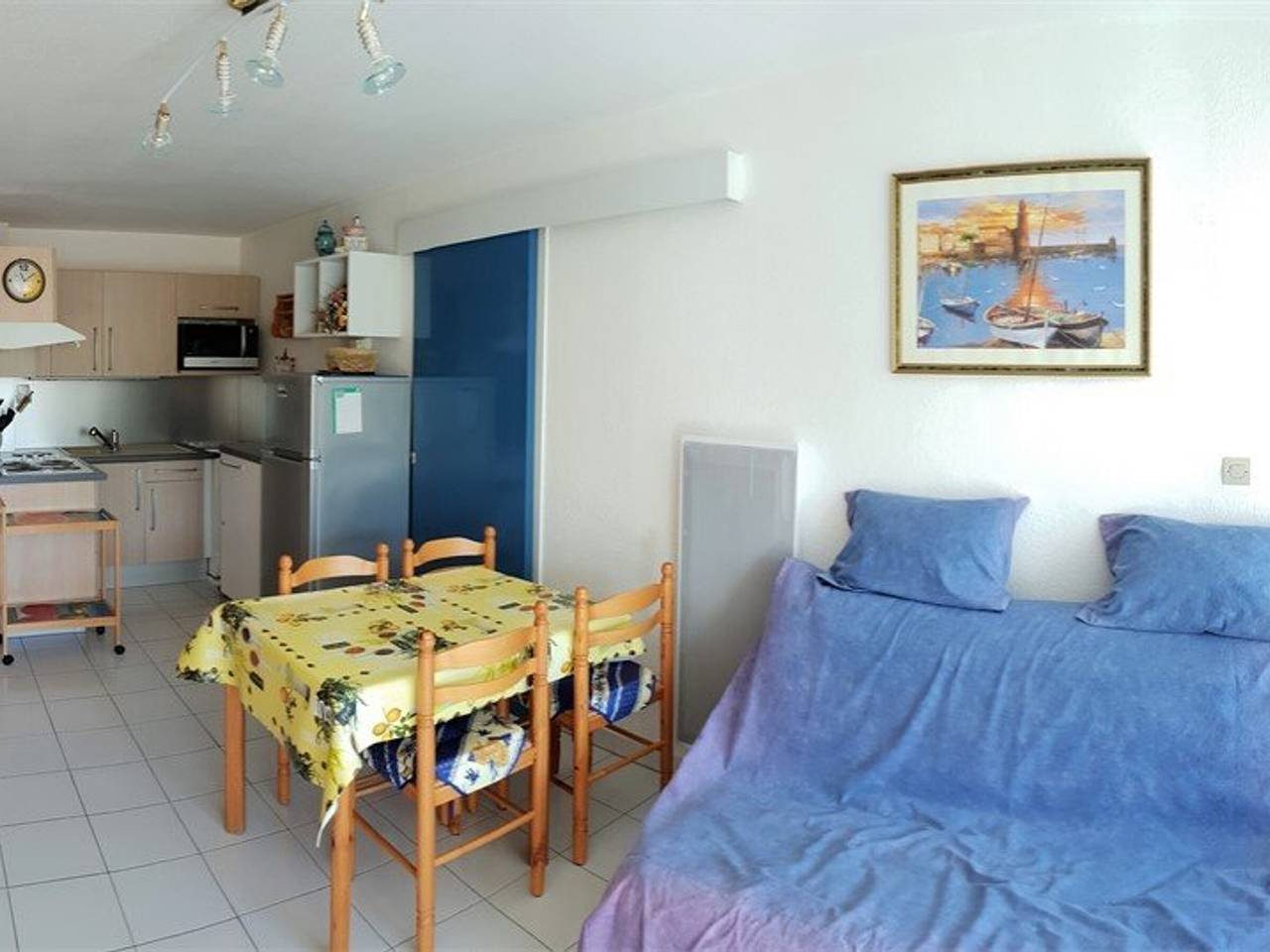 Entire apartment, Cozy Apt for 4 with Pool, Parking, 150m from Beach in Argelès-sur-Mer in La Côte Vermeille, Argelès-sur-Mer