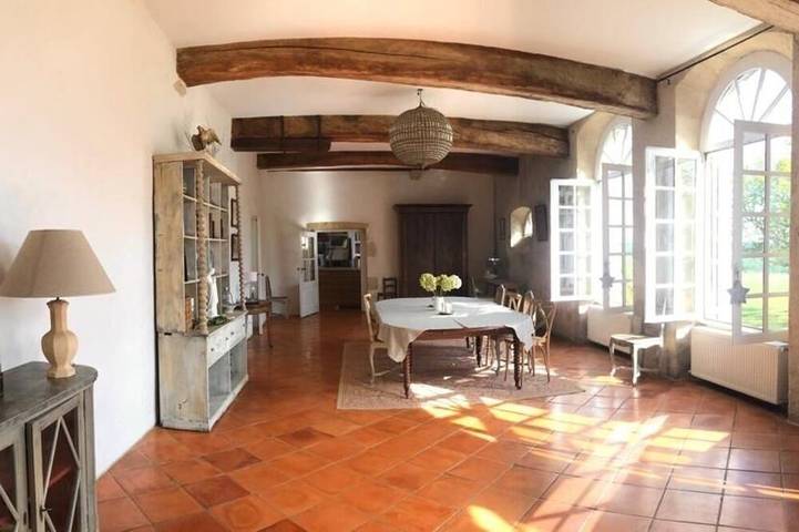 Château pour 10 personnes, avec Jardin en Gironde