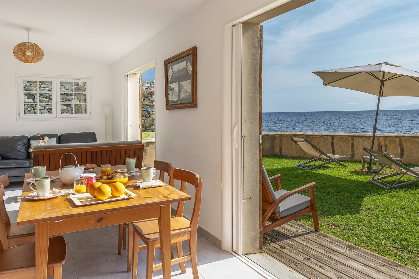 L'Ortu - maison charmante vue mer - Erbalunga in Erbalunga, Brando