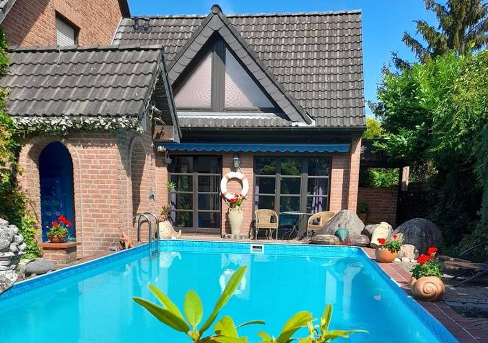 Appartement de vacances pour 2 personnes, avec Terrasse et Jardin ainsi que Piscine et Vue à Kevelaer