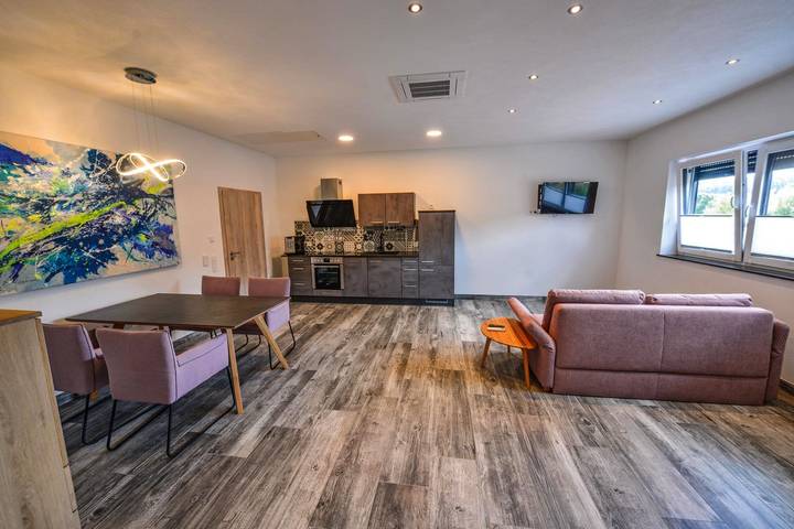 Ferienwohnung für 3 Personen, mit Balkon und Terrasse sowie Garten und Sauna im Dahner Felsenland - 4
