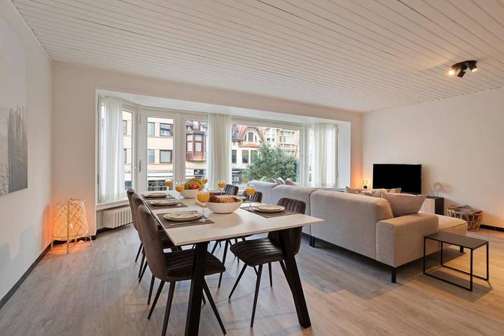 Vakantieappartement voor 6 personen, met balkon in De Panne