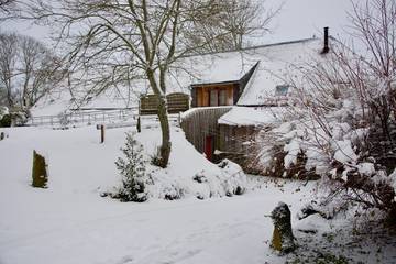 Gîte pour 4 personnes, avec sauna ainsi que jardin et terrasse, animaux acceptés à Saint-Sauves-d'Auvergne