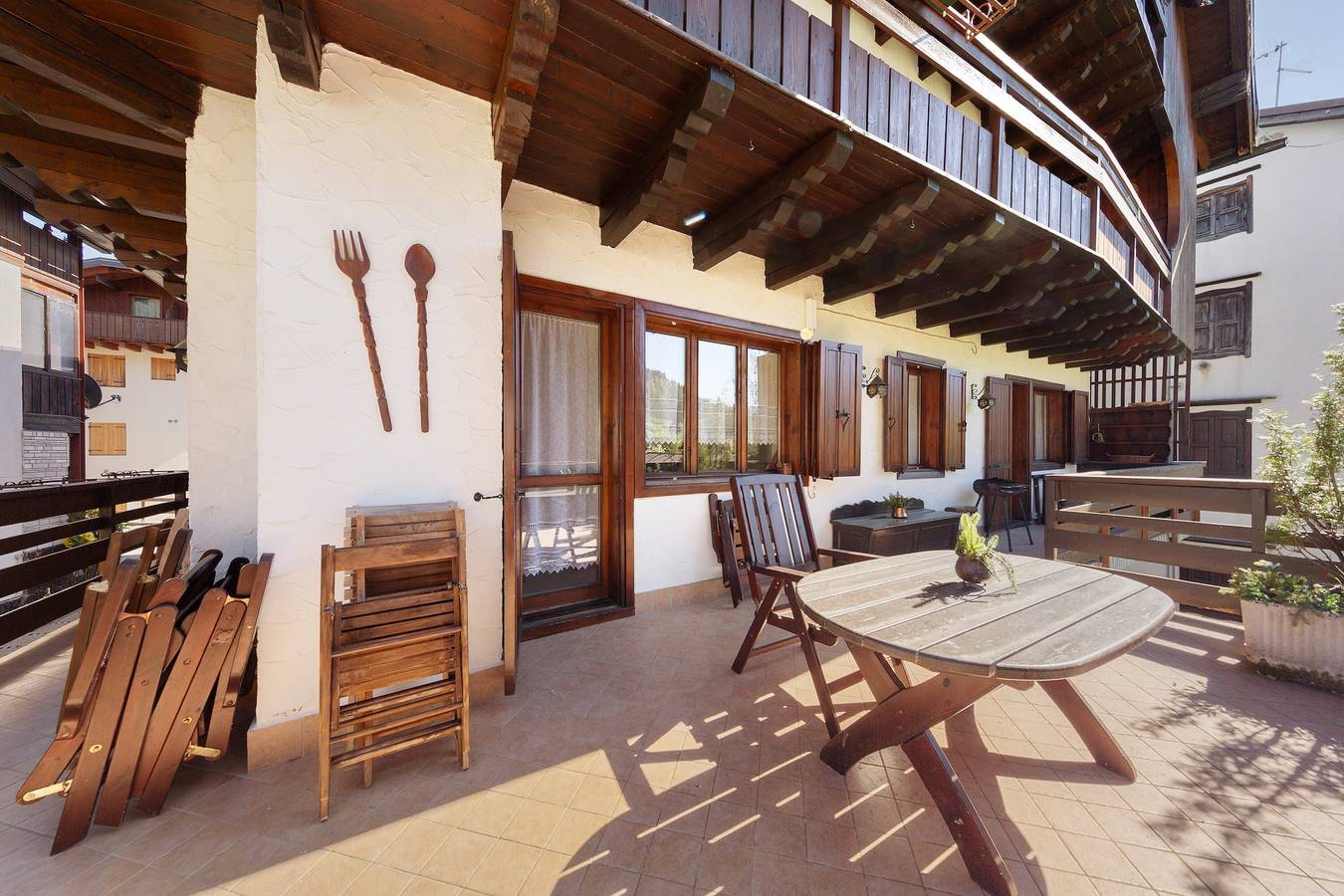Geheel appartement, Casetta del Caregòn met panoramisch terras op Monte Pelmo, Dolomieten Unesco in Vodo di Cadore, Oostelijke Dolomieten