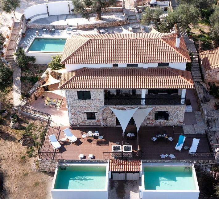 Villa pour 4 personnes, avec jardin ainsi que piscine et vue à Zante - 2