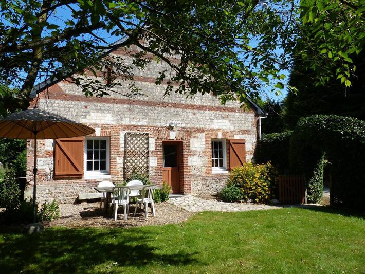 Gîte für 4 Personen, mit Terrasse und Garten sowie Ausblick in der Normandie