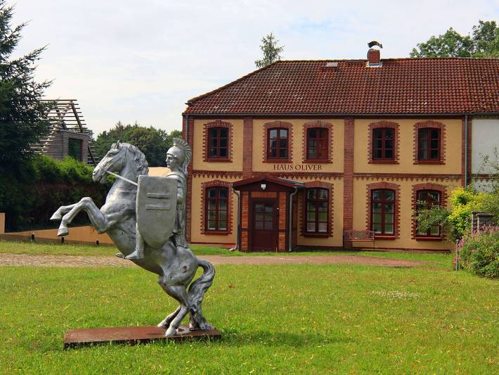 Ferienhaus für 6 Personen, mit Terrasse und Sauna sowie Garten in Kuhlen-Wendorf