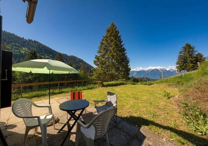 Ferienhaus für 3 Personen, mit Garten und Ausblick in Montreux