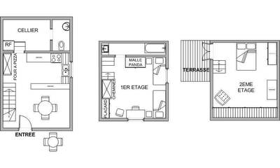 Gîte pour 4 personnes, avec jardin à Trigance