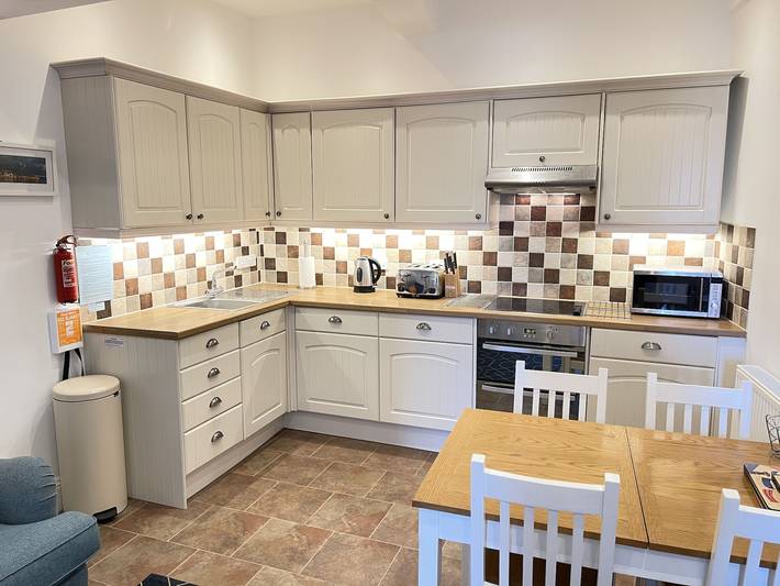 Log cabin for 4 people, with garden in St. Ives