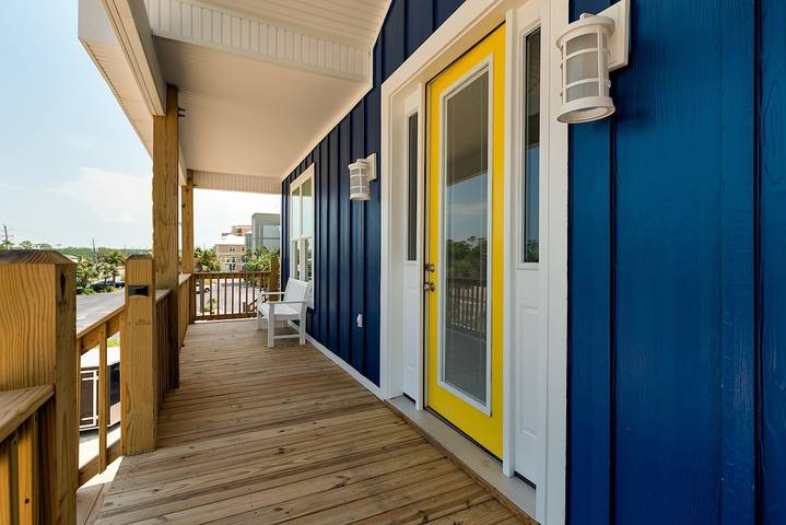 Vacation house for 10 people, with balcony in Dauphin Island