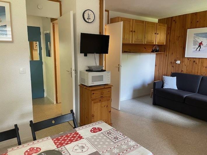 Studio entier, Studio divisible au calme, balcon sud-ouest, 24m² in Bellentre, La Plagne-Tarentaise