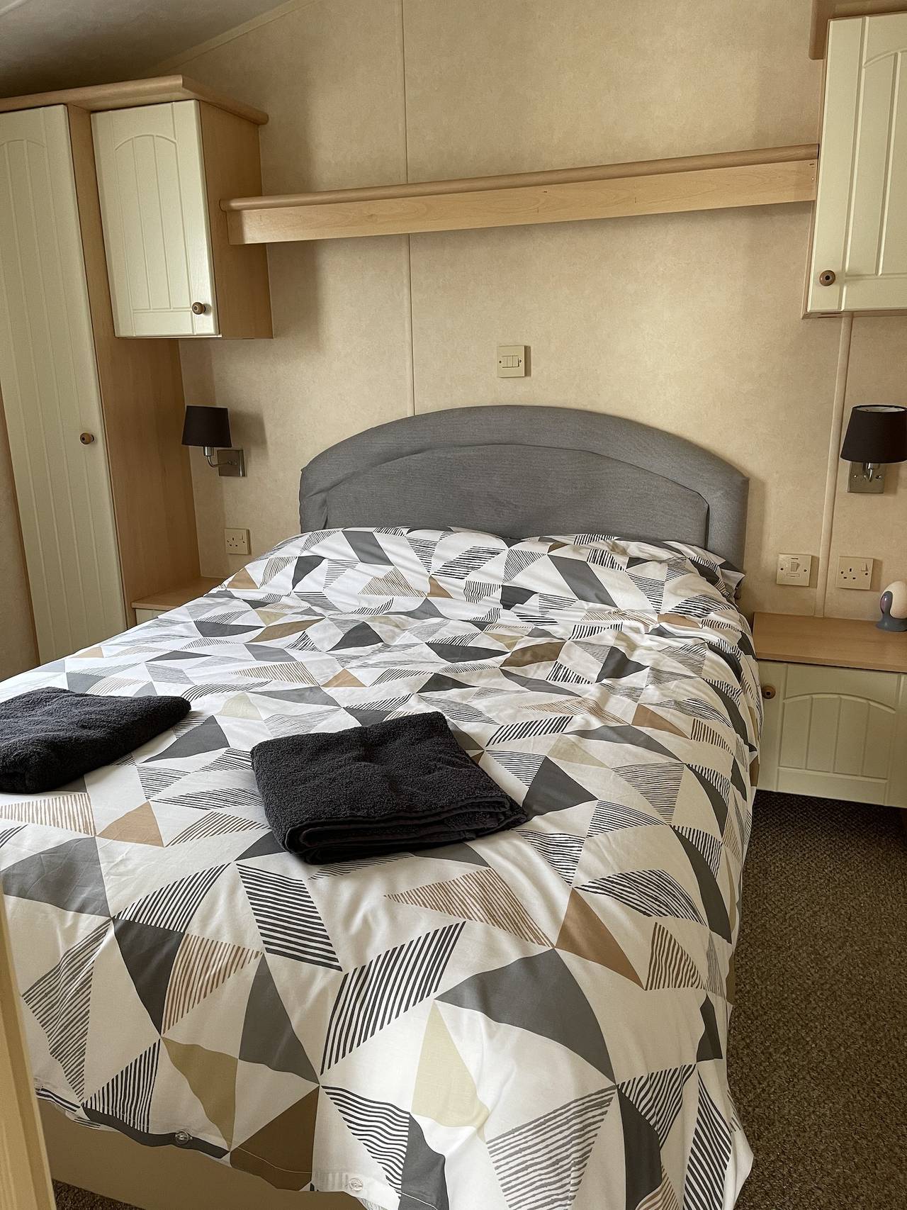 Lodge pour 4 personnes avec balcon in Monreith, Dumfries and Galloway