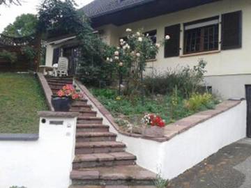 Chambre d’hôte pour 4 personnes, avec jardin et vue à Ranspach