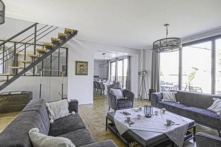 Villa pour 18 personnes, avec balcon et jardin à Deauville