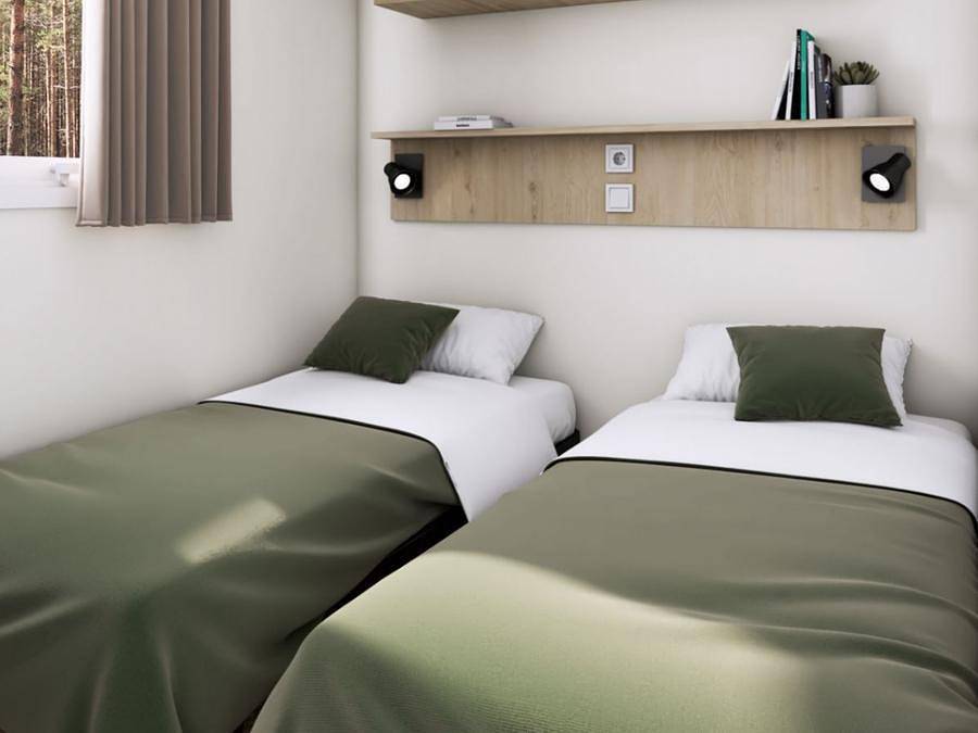 Camping Paradis - Les Nobis d'Anjou - Mobilheim 4 personen - Mh2 Eden Falun,2 Zimmer,4 Pers. in Montreuil-Bellay, Loire-Tal