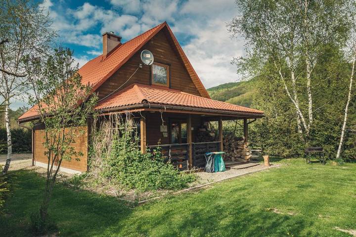 Domek letniskowy dla 6 osób, z Taras i Jacuzzi oraz Ogród i Widok w 