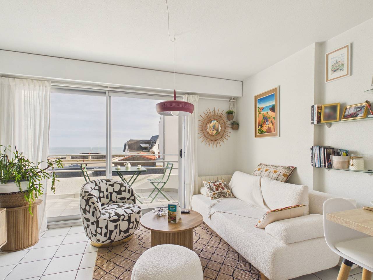 Ganze Wohnung, Wunderschöne Ferienwohnung für 2 mit Meerblick in Saint-Gilles-Croix-de-Vie, Loire-Tal