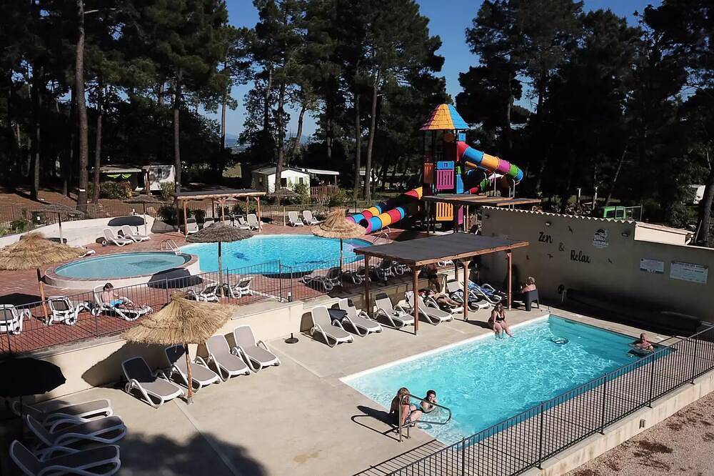 Camping La Simioune *** - Tipi 3 Zimmer 4 Personen Ohne Badezimmer in Bollène, Vaucluse