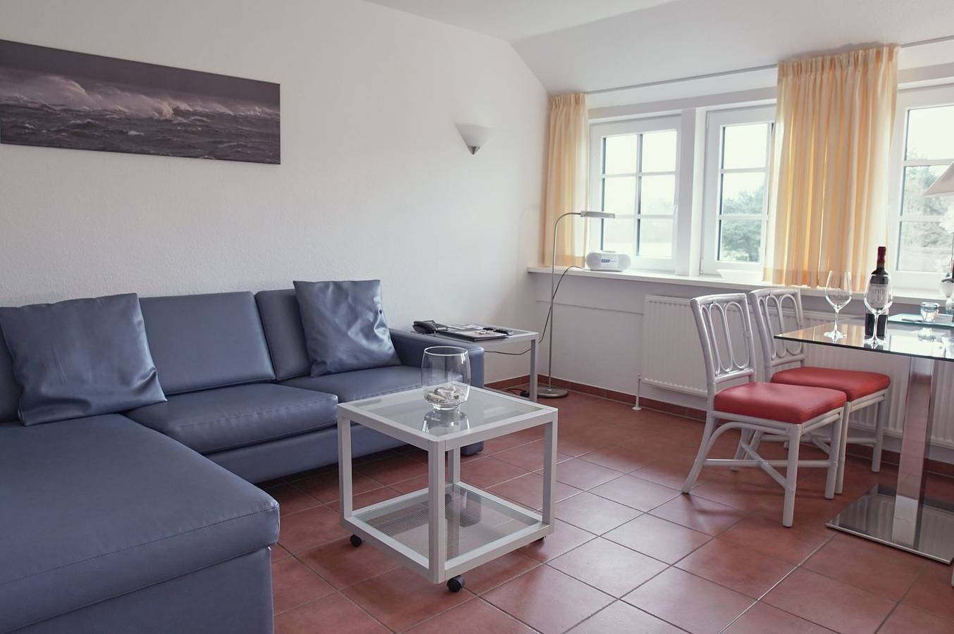 Ganze Wohnung, Urlaub mit Hund, inkl. Schwimmbad und Sauna, Og über 2 Ebenen bis 4 Personen in Norddorf, Amrum