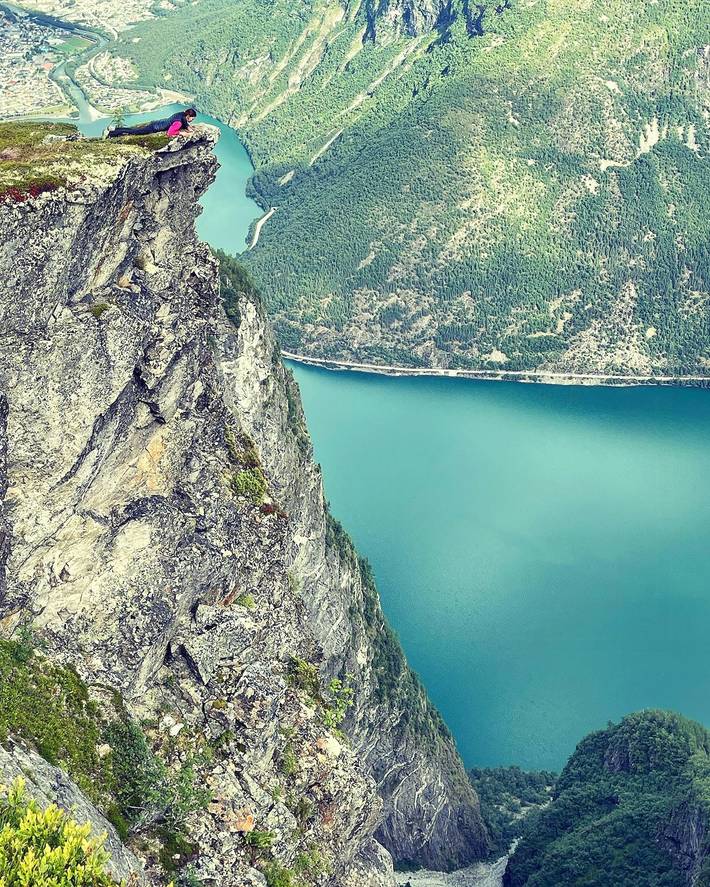 Panoramahütte an der Königsstraße in Richtung Jotunheimen in Tyin-Filefjell, Vang