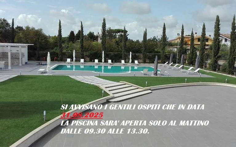 Appartamento per 2 persone, con panorama e giardino nonché piscina e piscina per bambini in Albano Laziale