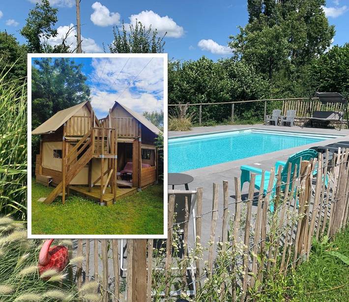 Maison de campagne pour 4 personnes, avec piscine à Arc-et-Senans