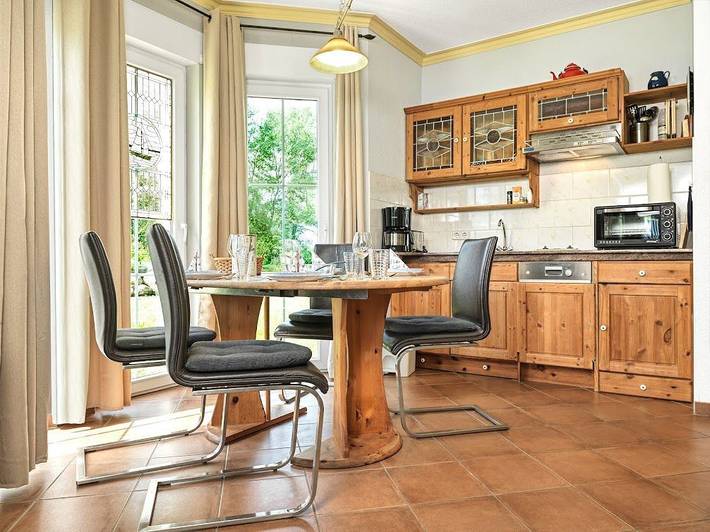 Ferienwohnung für 4 Personen, mit Terrasse und Garten sowie Ausblick in Gollwitz